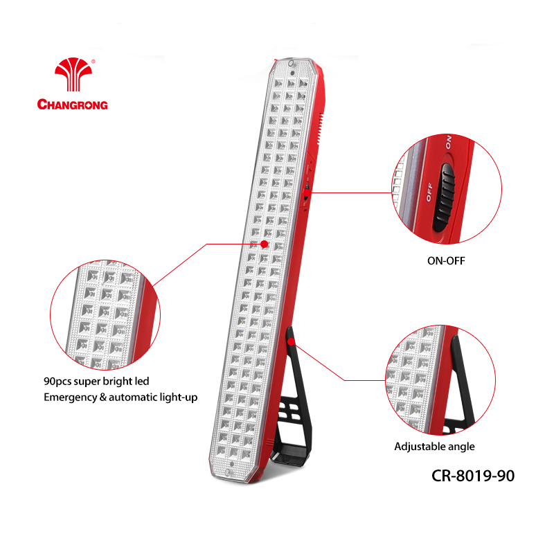high bright 90pcs led rechargeable wall mounted light - Image 2