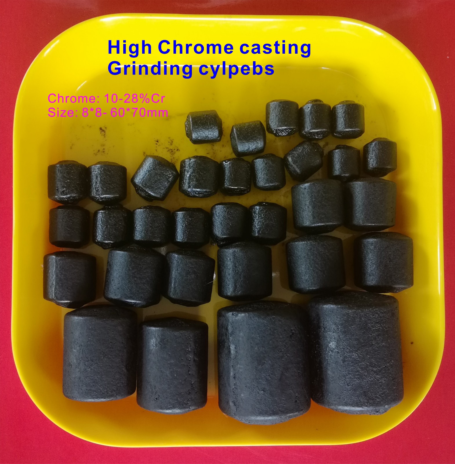 High chrome casting grinding ball / cylpebs - Image 3