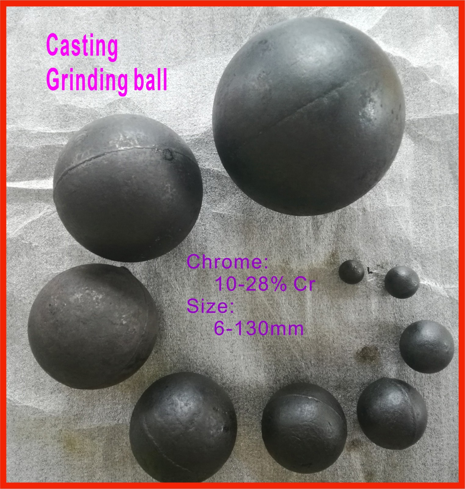 High chrome casting grinding ball - Image 3