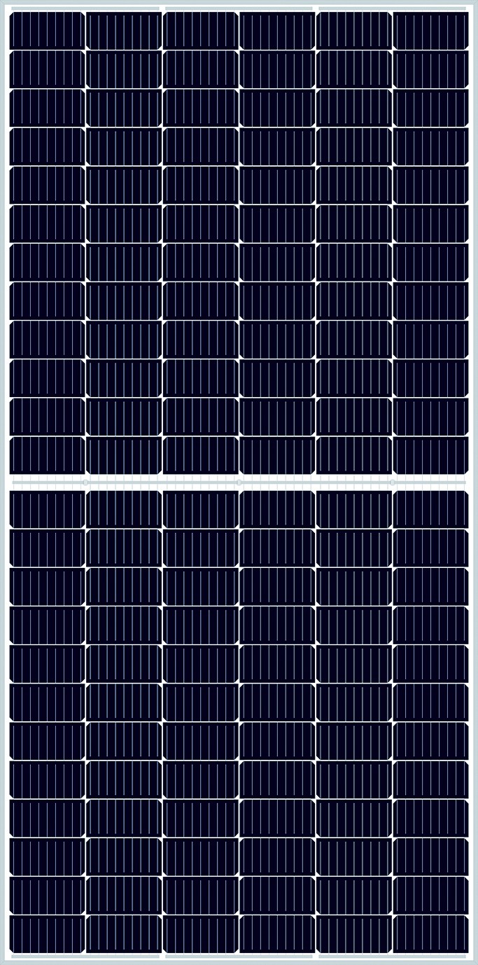 High Efficiency Dual-glass Bifacial Mono Solar Module - Image 2