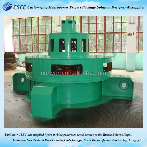 Kaplan turbine generator set for hydropower systems