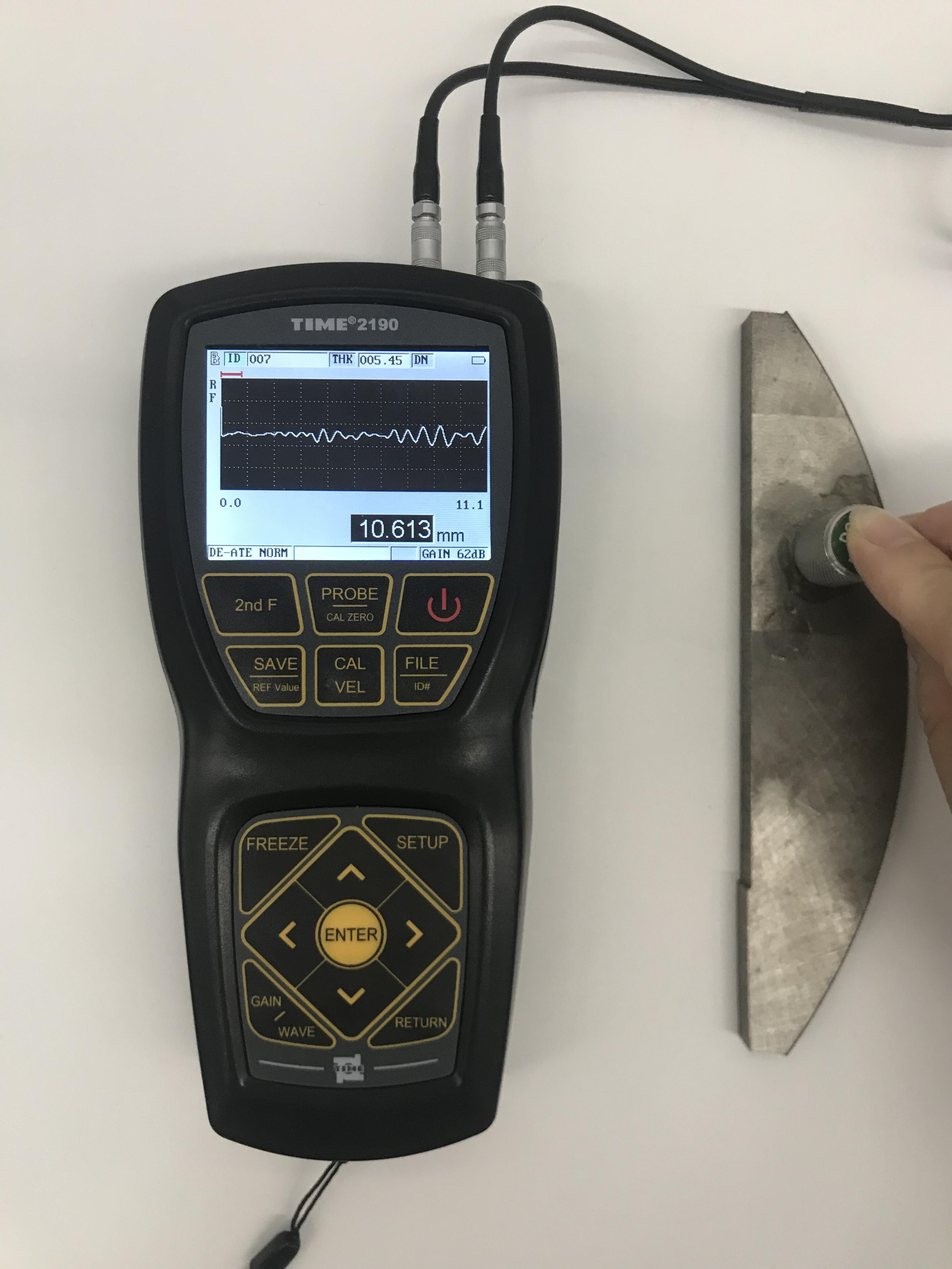 High-end Ultrasonic Thickness Gauge TIME®2190 with A scan and B scan - Image 3