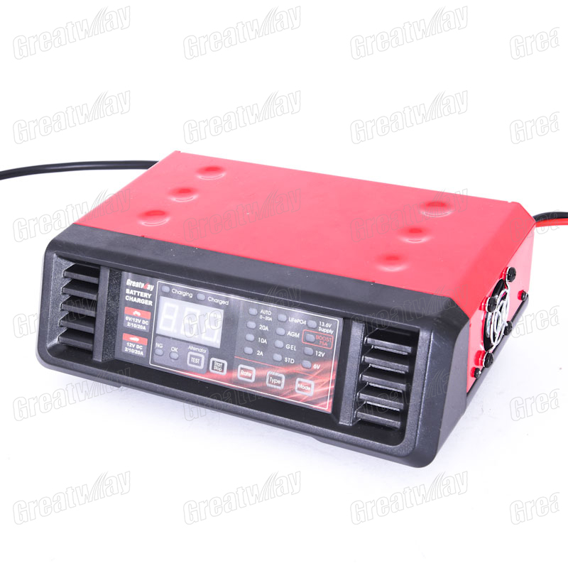 Multifunction Battery Charger with Engine Start Assist and Tester