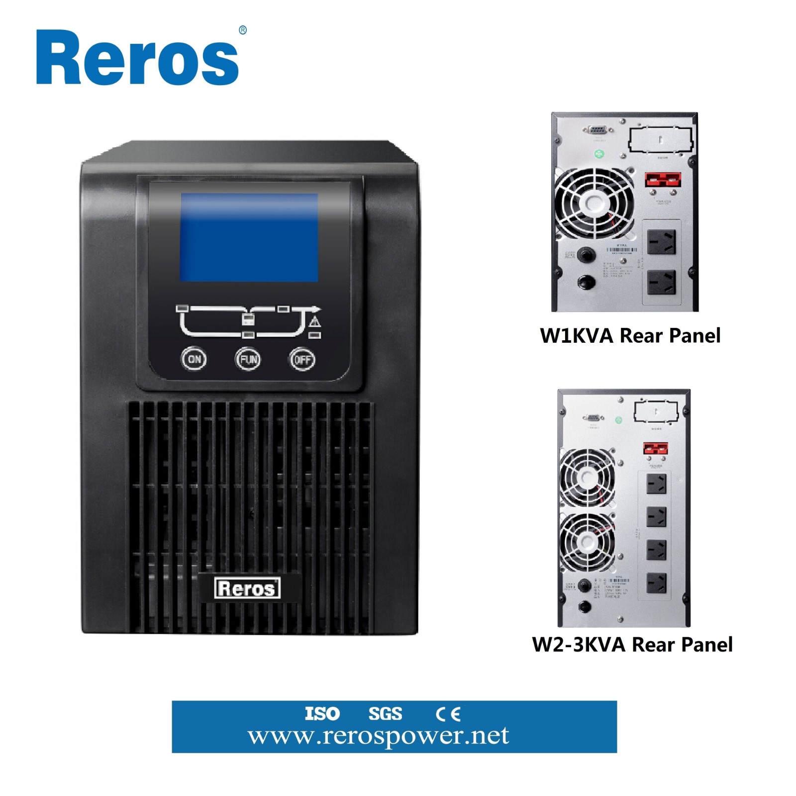 High Frequency Online LCD Display Transformerless UPS Power Supply for 1-20kVA - Image 2