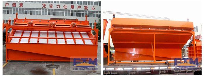 High-frequency vibrating screen equipment for mineral separation