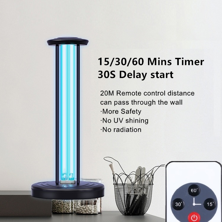 High Power 38W/60W/100W UV Sterilizer Disinfection Lamp Desktop non Ozone - Image 2