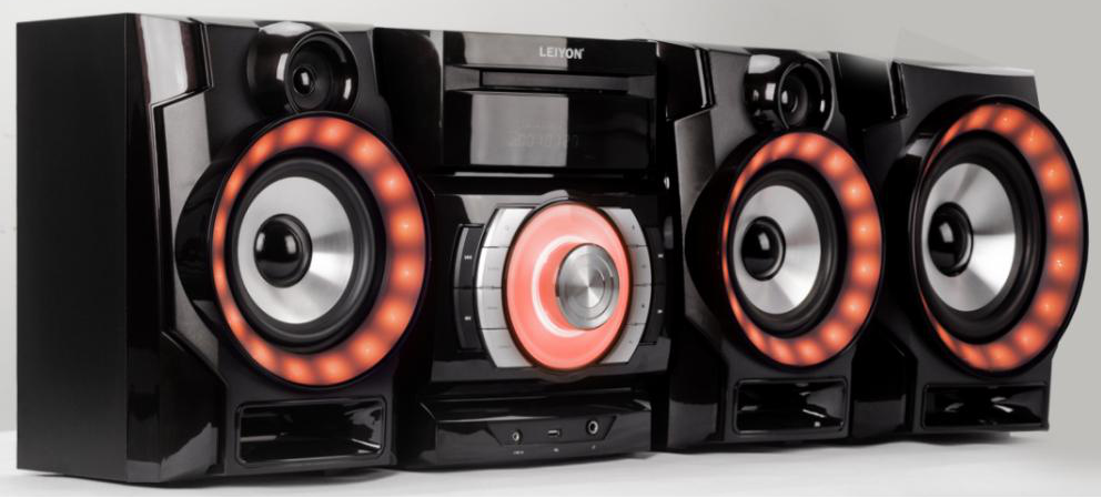 2.1 Channel Hi-Fi Audio System with CD Player