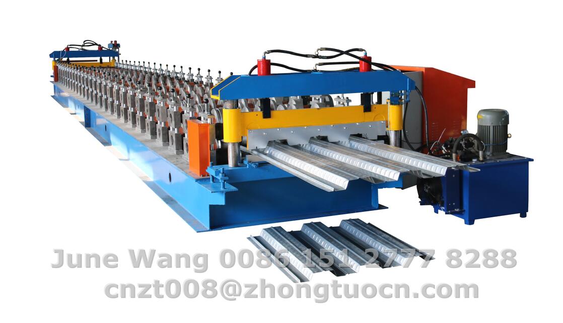 High precision 720 type steel floor deck roll forming machine - Image 2