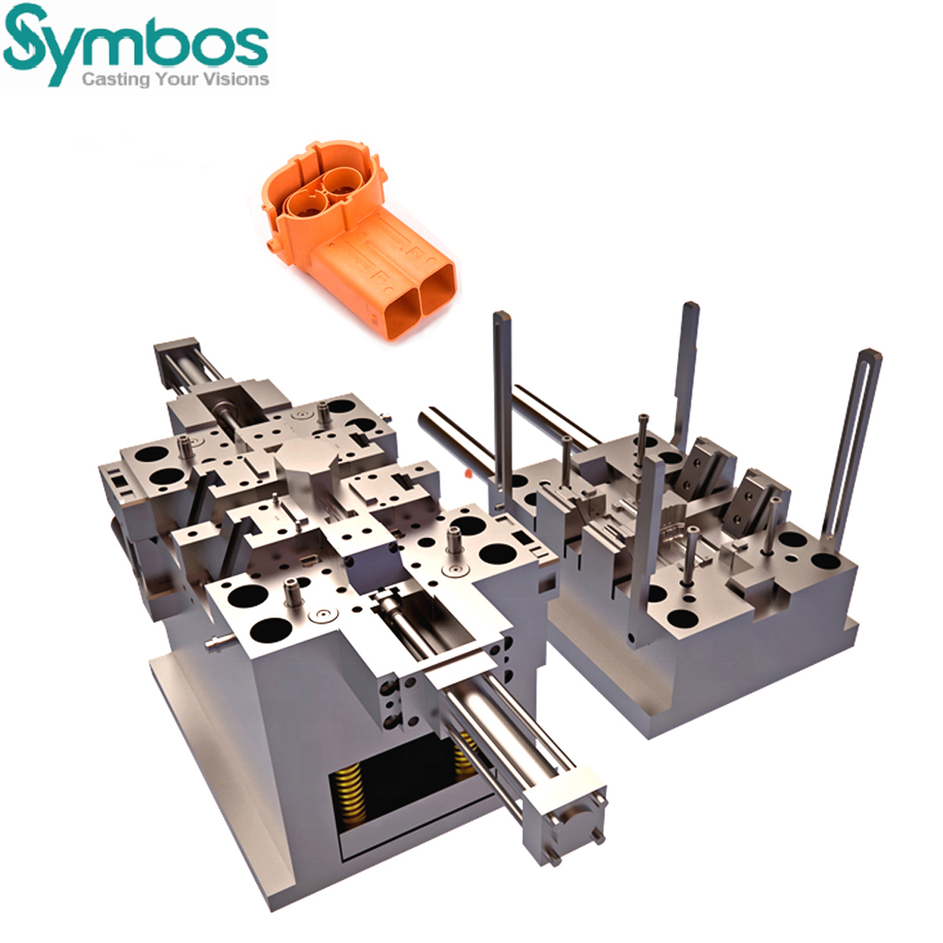 High-precision injection mold for automotive connectors