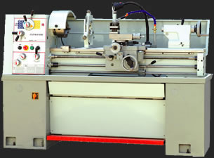 Precision Metal Lathe with Hardened Bed Ways