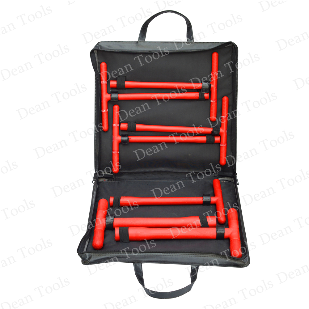 Insulated T-Type Socket Wrench Set, 1000V, 7-Piece
