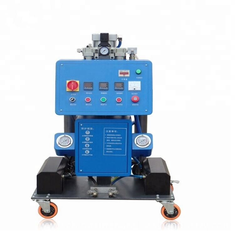 High-pressure polyurethane spray foam insulation machine control panel and setup