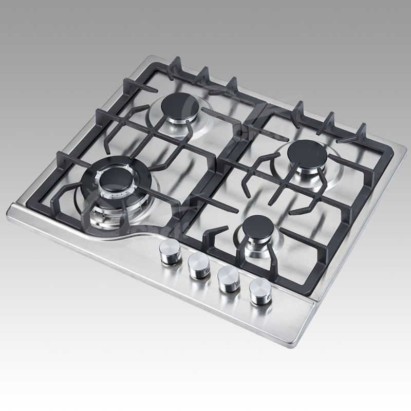 High quality 4 burner sabaf blue flame stainless steel gas hob - Image 2