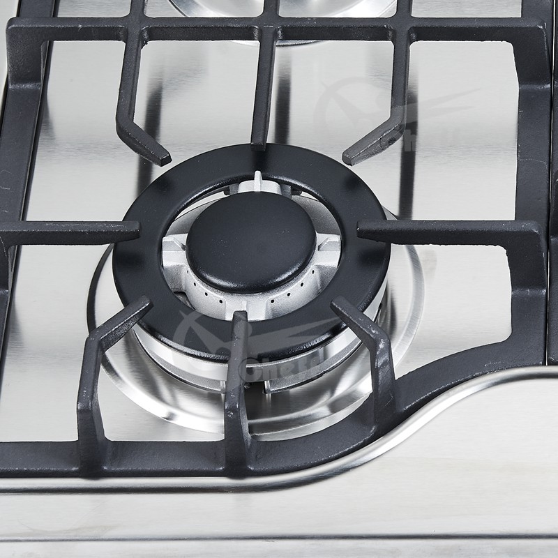 5-Burner Stainless Steel Gas Cooktop