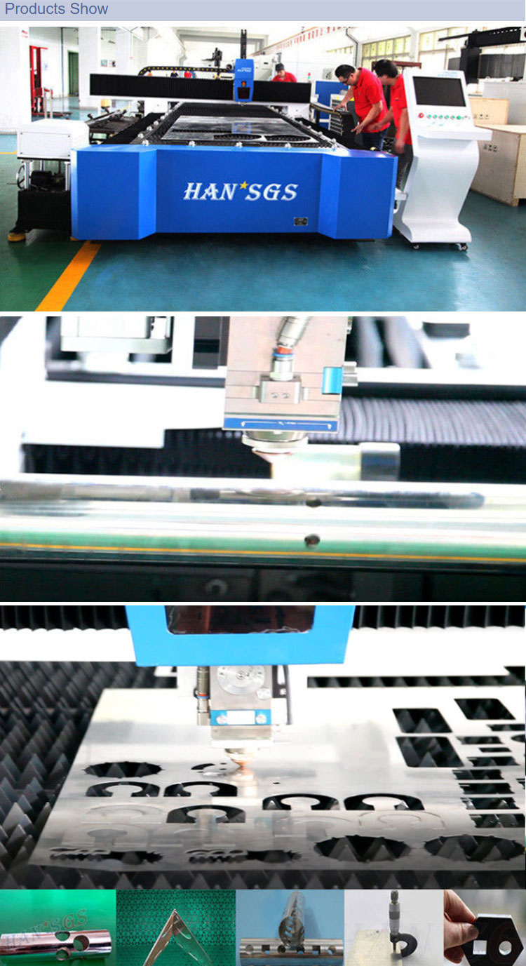 Automatic fiber laser cutting machine showing full assembly
