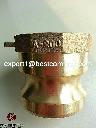 High Quality Brass Adapter type A npt thread Cam and Groove Hose Fitting - Image 2