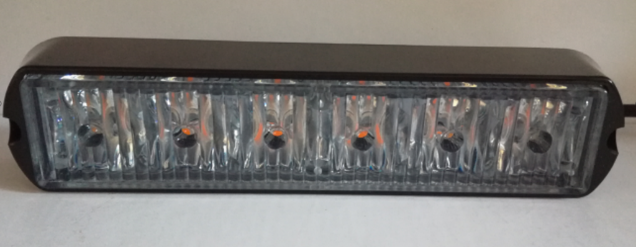 Front view of the LED strobe light