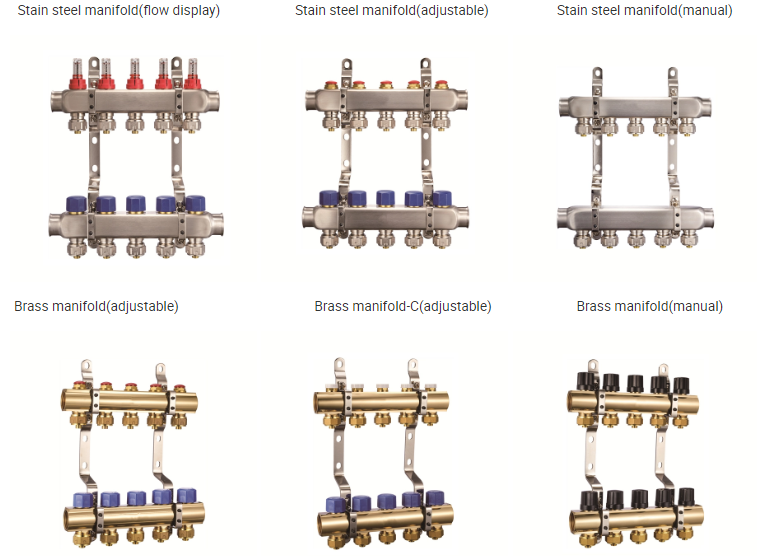 Various manifold configurations available