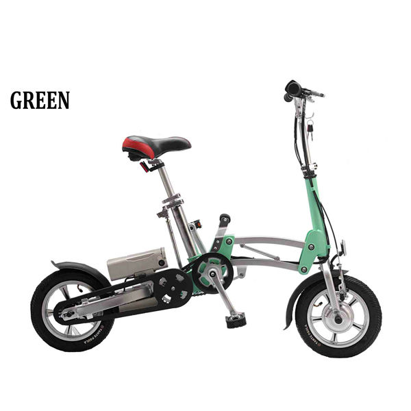 Green foldable electric bicycle