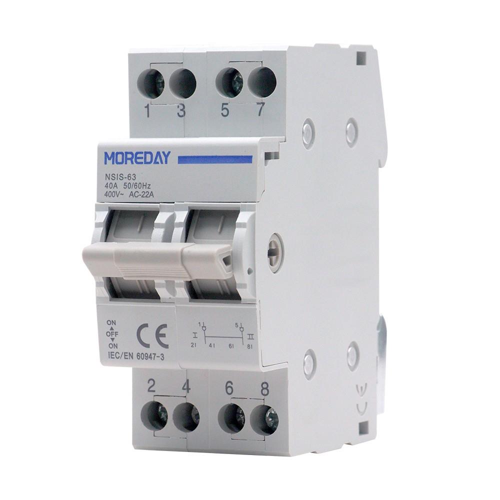 High Quality Good Price 2p 4p DIN Rail Changeover Switch - Image 2