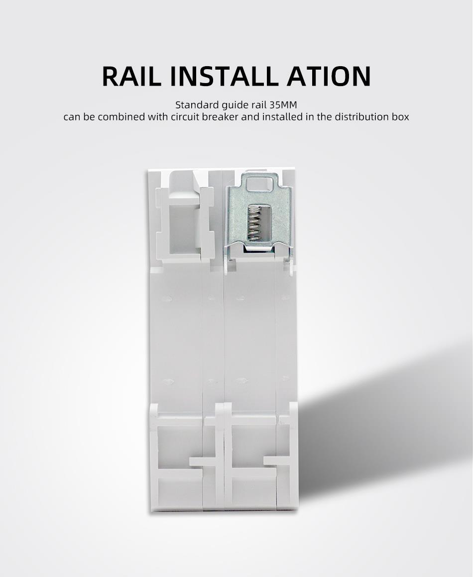 DIN rail installation illustration