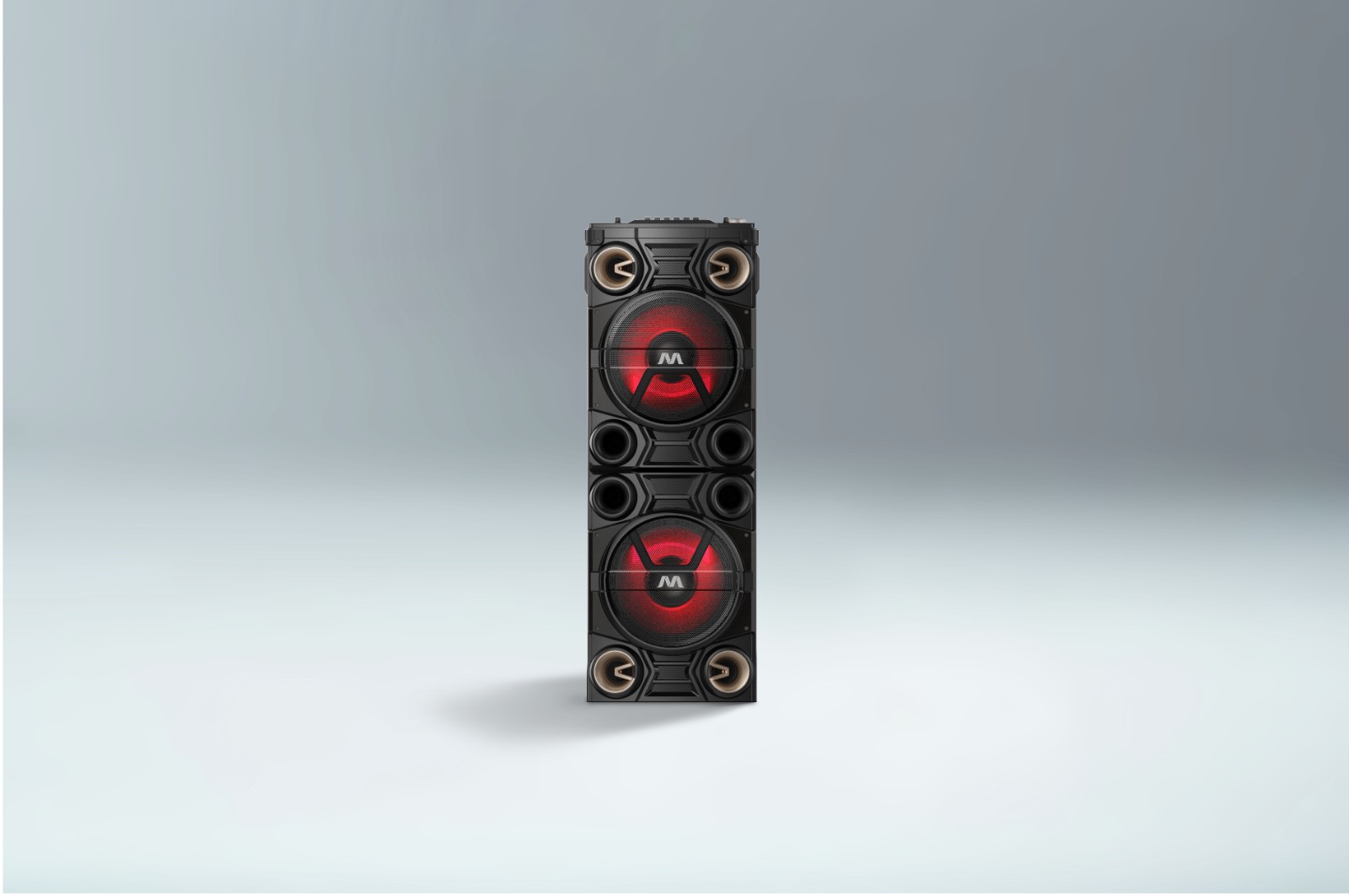 High Quality LED Light Karaoke Party Audio Professional Stereo Bluetooth Speaker - Image 2