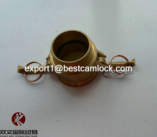 High Quality Male BSPT Threaded Forged Brass Cam Lock Coupling type B - Image 3