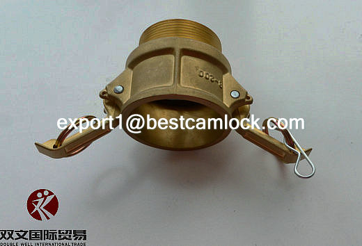 High Quality Male BSPT Threaded Forged Brass Cam Lock Coupling type B - Image 2