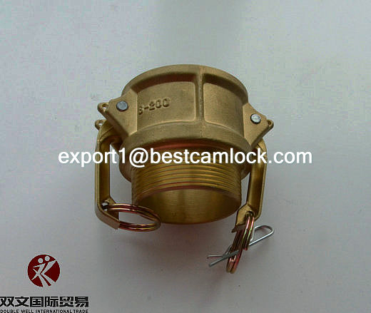 Type B Male BSPT Threaded Forged Brass Cam Lock Coupling
