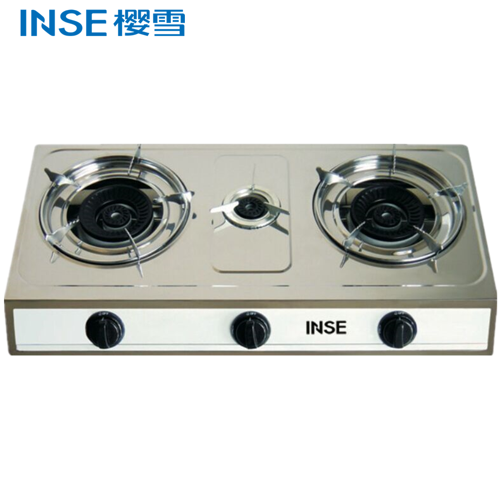 Three-Burner Tabletop Gas Cooker