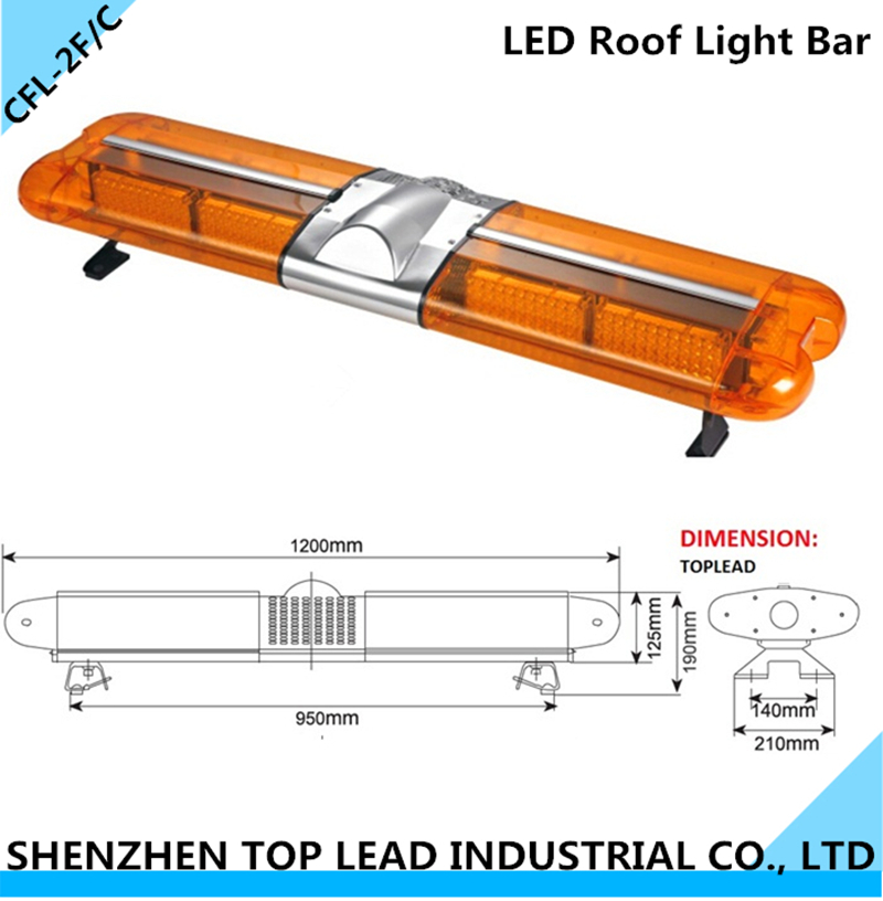 High Quality Police LED Roof Light Bar With Speaker and Siren for emergency use - Image 2