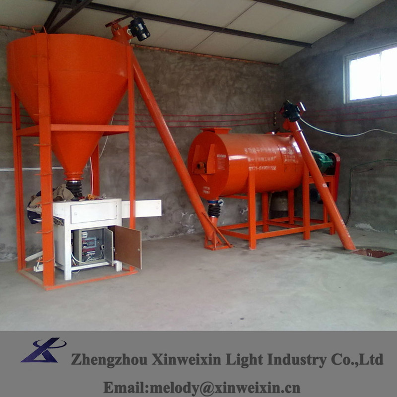 Horizontal Spiral Ribbon Powder Mixer