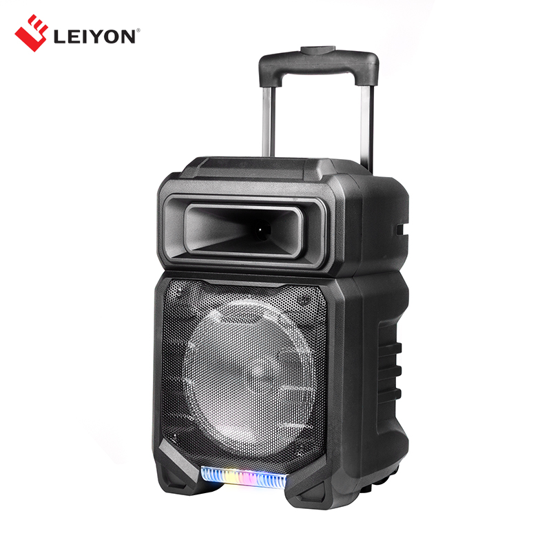 Portable Trolley Speaker with Bluetooth and Media Inputs