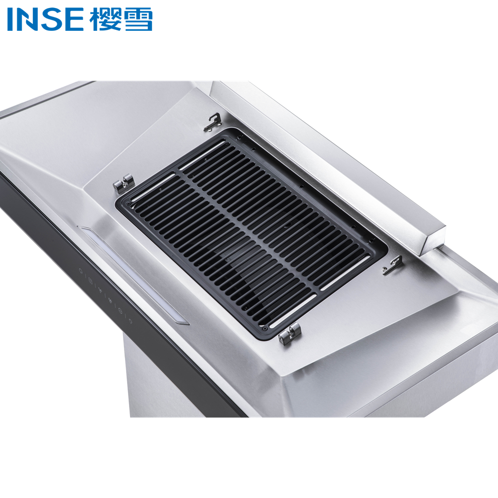High Quality Silver Stainless Steel Hood Kitchen Slim Range Hood CXW-280-F1817(B) - Image 2