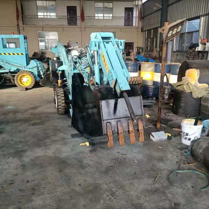 High-quality small coal mine slag scraper wheel type tunnel slag scraper - Image 3
