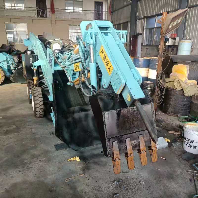 High-quality small coal mine slag scraper wheel type tunnel slag scraper - Image 2