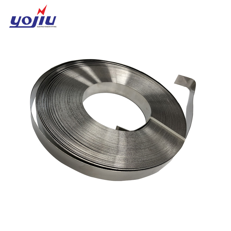 Stainless steel strapping band coil showing material quality