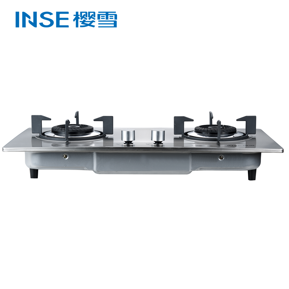 High Quality Stainless Steel Body Cooktops Gas Stove with 2 Burner JZY/T- Q1608(G) - Image 2