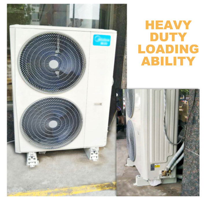 PVC bracket showing heavy duty loading capability
