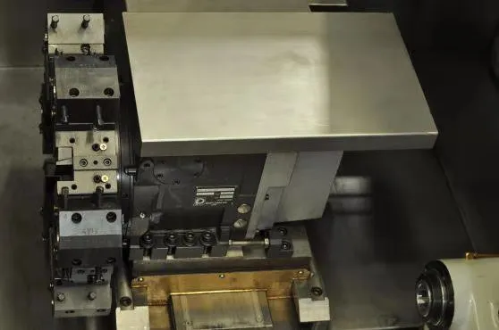 Multi-station power turret on the CNC lathe