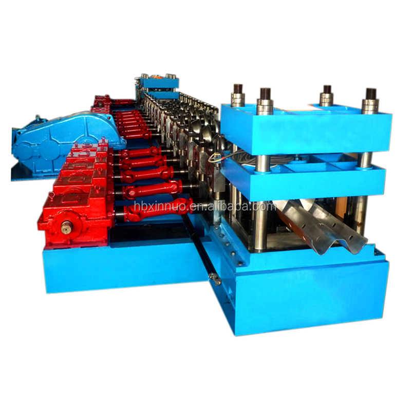Close up of the robust forming stations and drive system.