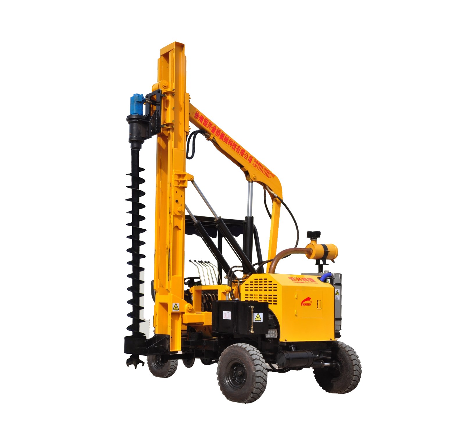 Highway guardrail mini HX26/36 Hydraulic Highway Guardrail installation mini Pile Diver - Image 3