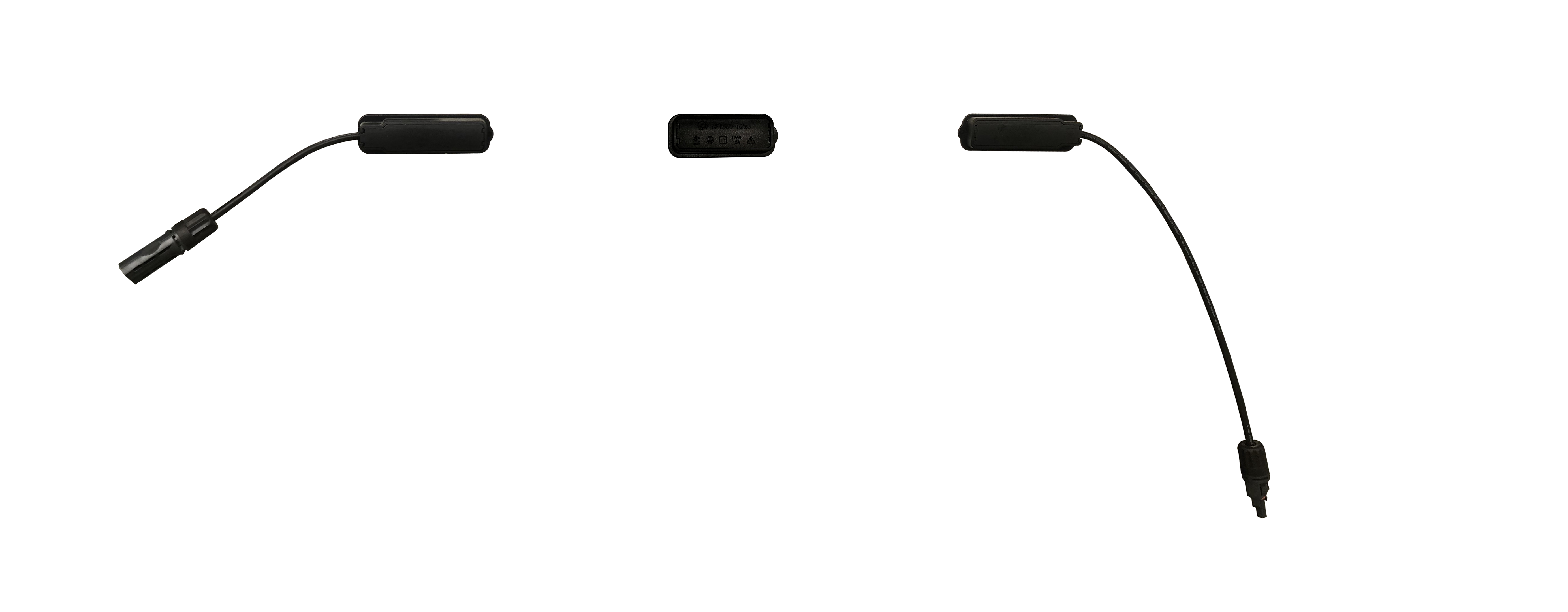 Solar panel connector cable assembly