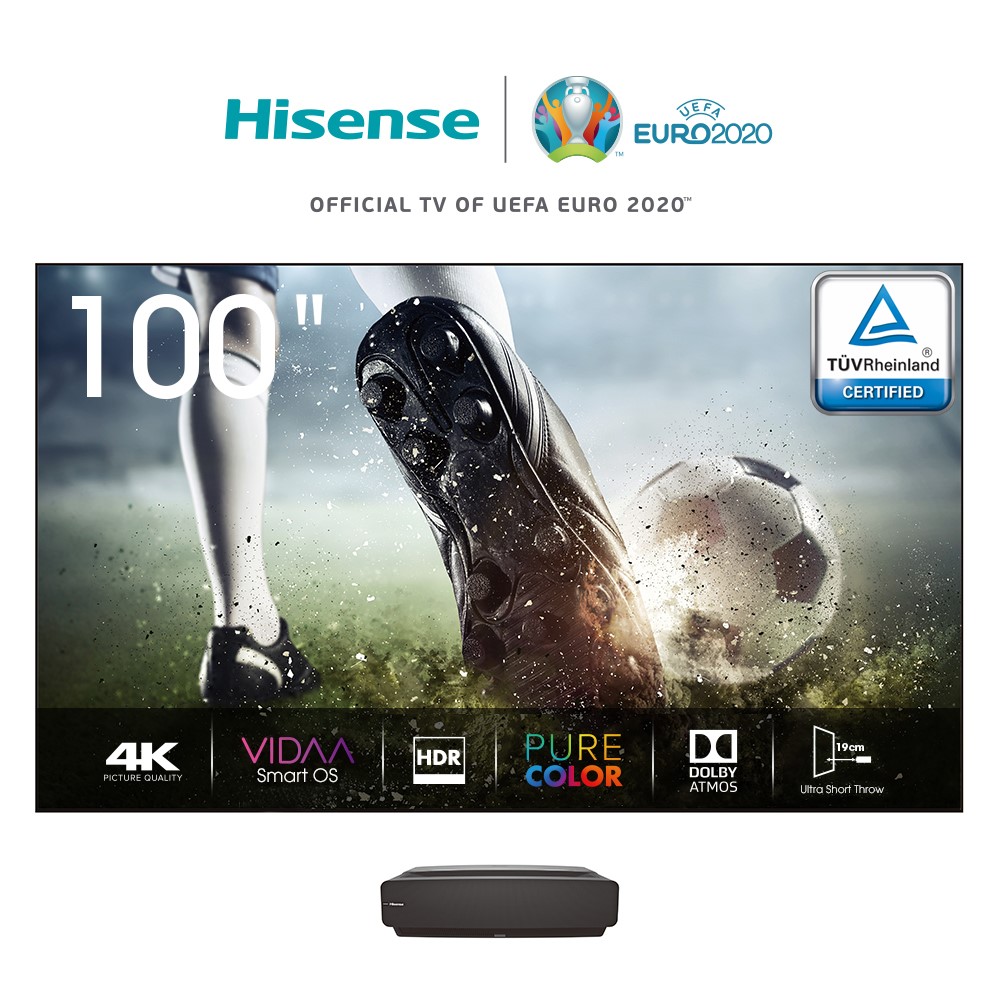 4K Ultra HD Smart Laser TV with 100-inch Screen