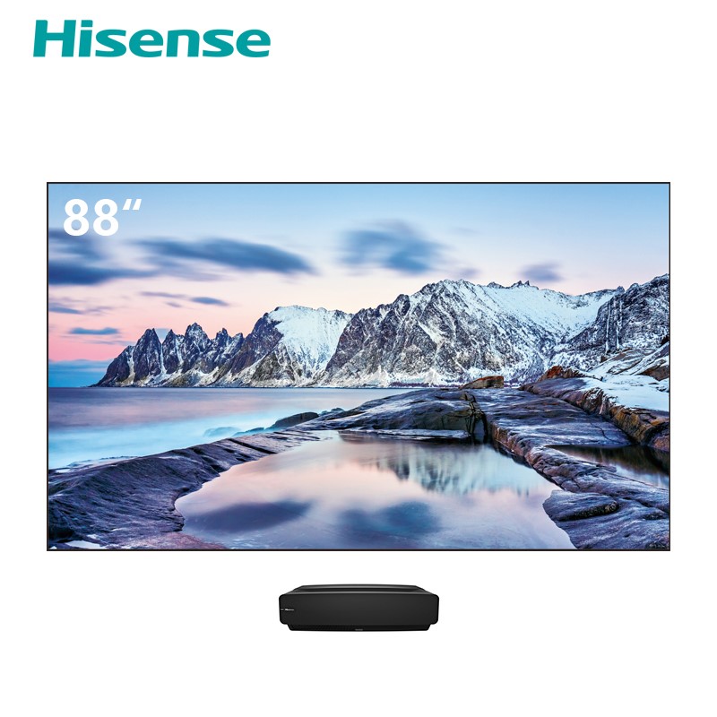 88-Inch Sonic Laser TV with Ultra-Short Throw Projection
