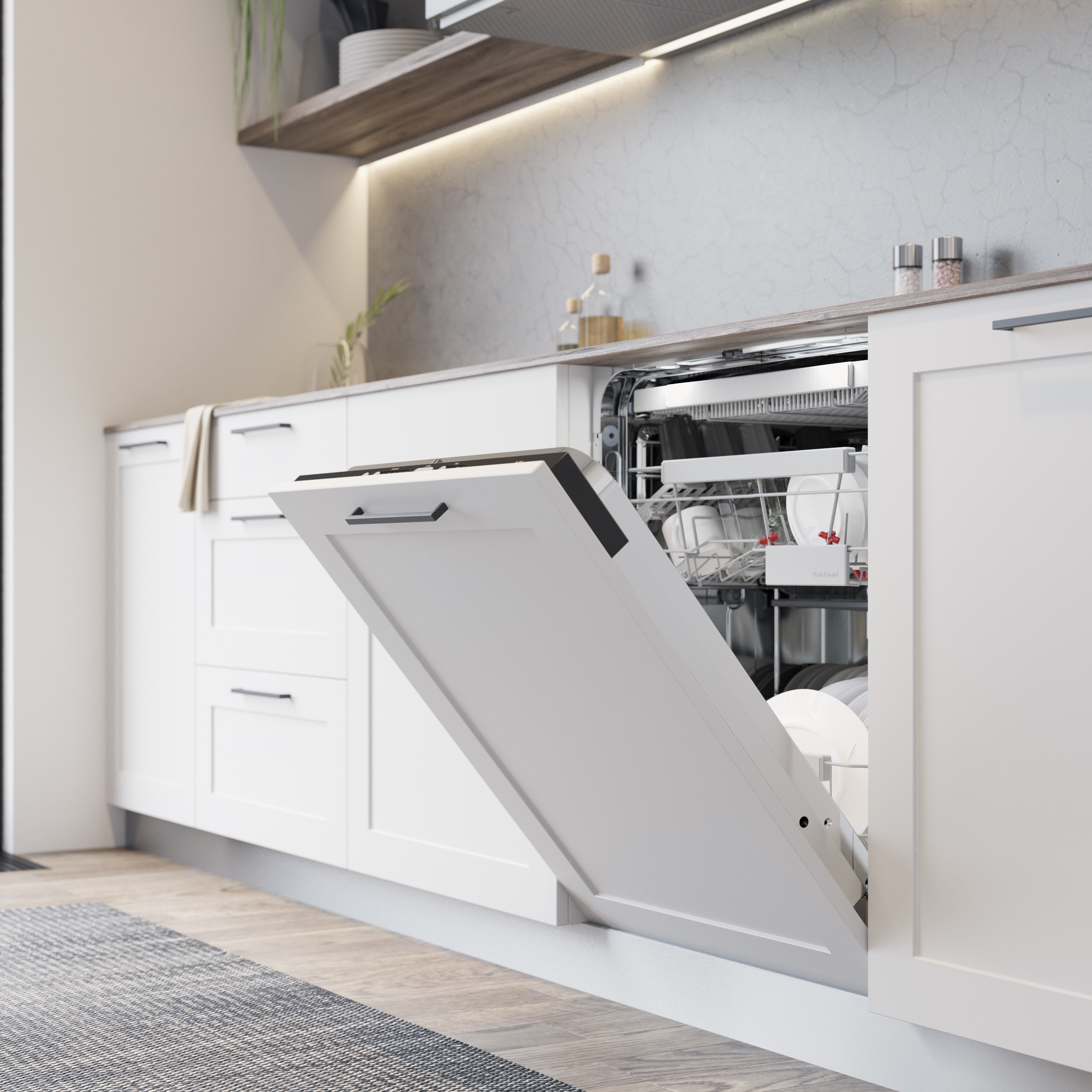 Fully Integrated Dishwasher