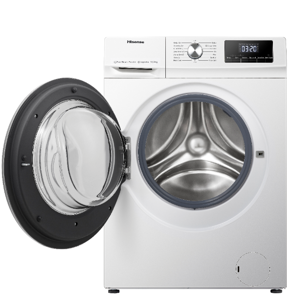 10kg Capacity Front Loading Washing Machine with Pause and Add