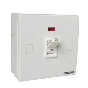 25A Wall-Mounted Isolator Switch with Red Indicator
