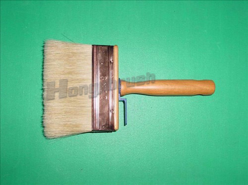 Flat Paint Brush with Wooden Handle
