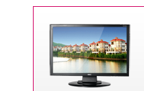 LED-Backlit LCD Monitor with VGA and HDMI